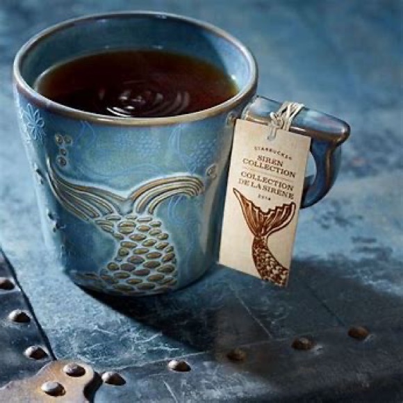 Starbucks 2014 Anniversary Siren's Tail Mug 12 Fl Oz